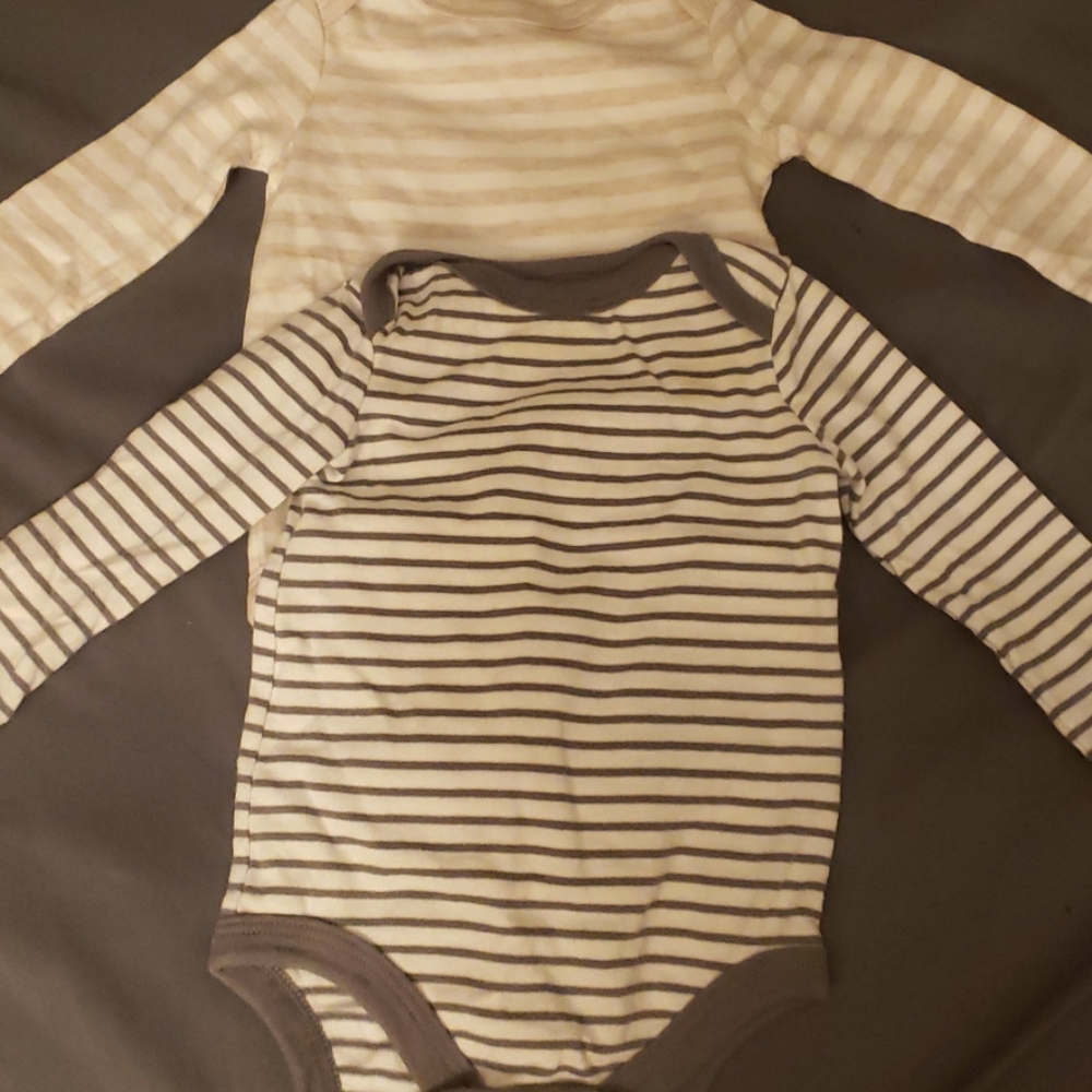 Set of 2 cat and jack onesies